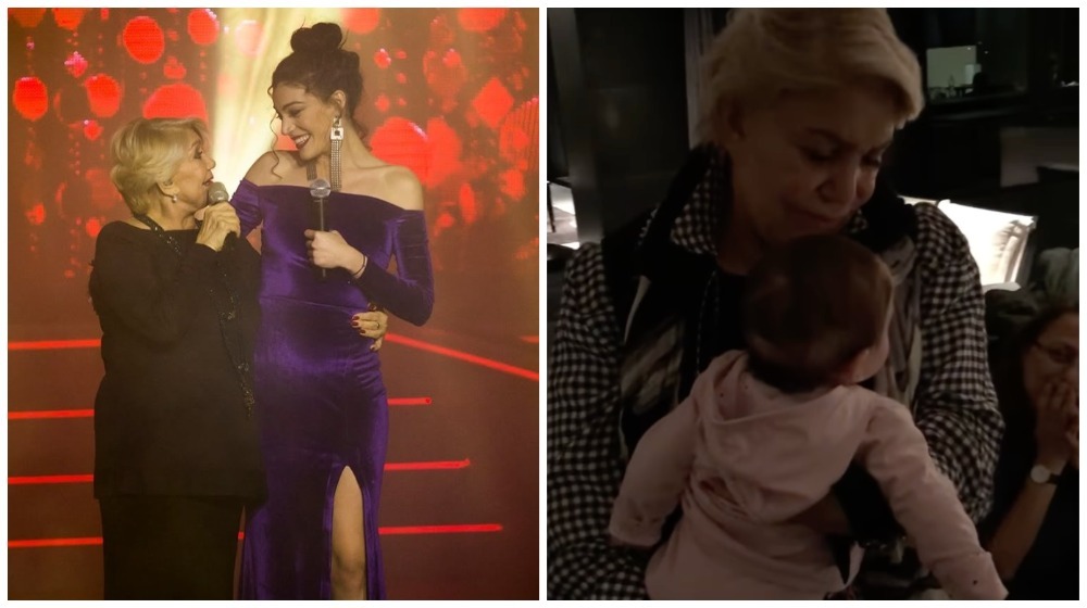 H ανάρτηση της Ήβης Αδάμου με τη Μαρινέλλα - Η στιγμή που νανούριζε τη νεογέννητη τότε κόρη της [βίντεο]